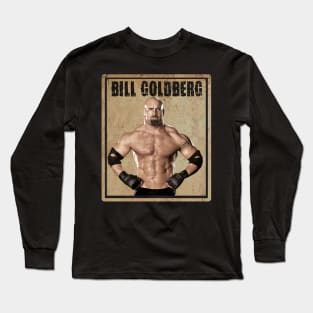 Bill Goldberg - Retro //Art Drawing Long Sleeve T-Shirt